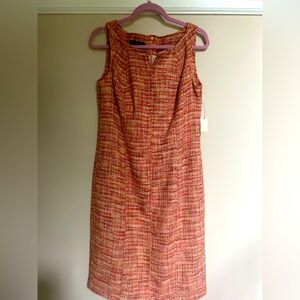 Talbots tweed shift dress in size 10. NWT
